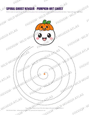 Spiral ghost hanger page